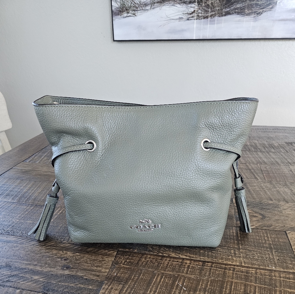Coach Gray Leather Women's Bag